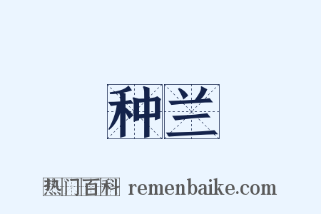 种兰是什么意思的图片